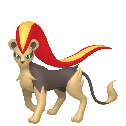 Pyroar (Female) Pokédex artwork
