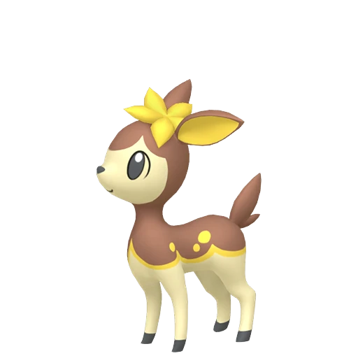 Deerling (Winter) Pokédex artwork