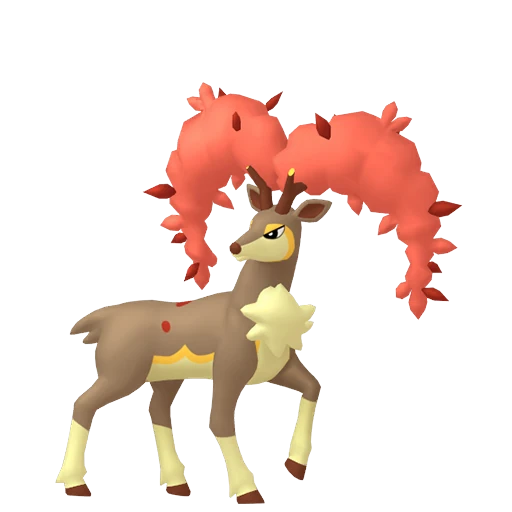 Sawsbuck (Autumn) Pokédex artwork