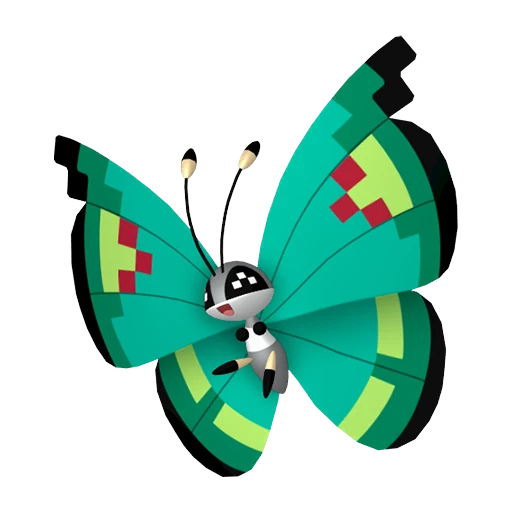 Vivillon (Garden) Pokédex artwork