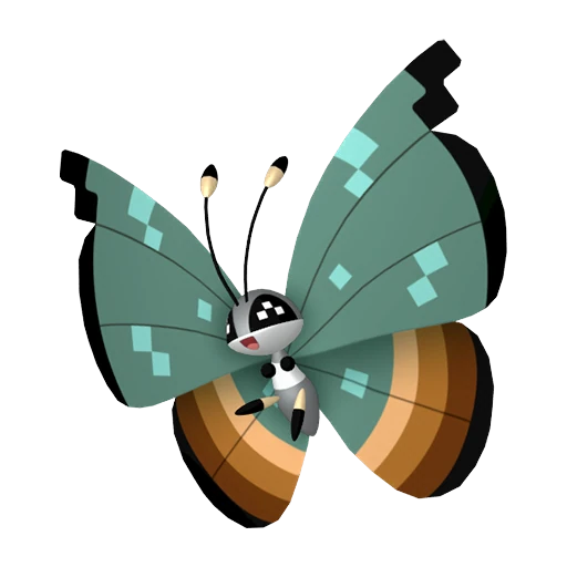 Vivillon (Jungle) Pokédex artwork