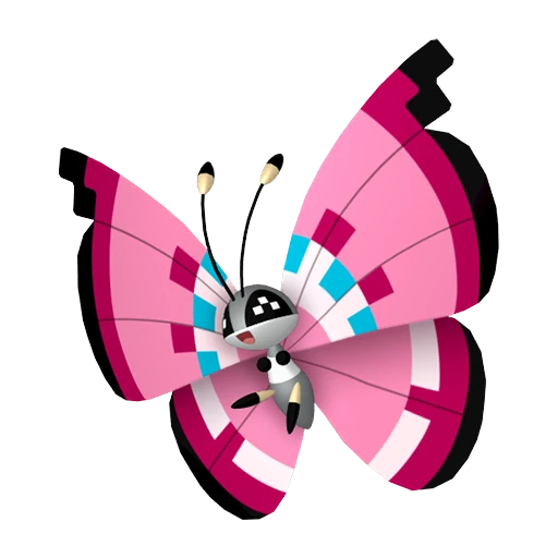 Vivillon (Meadow) Pokédex artwork