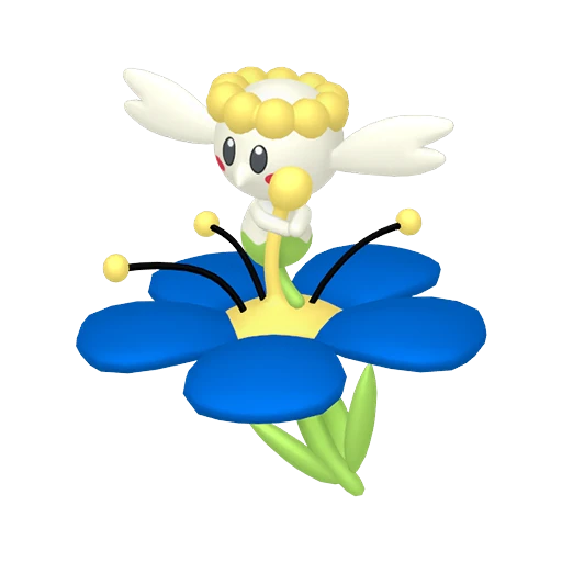 Flabébé (Blue) Pokédex artwork