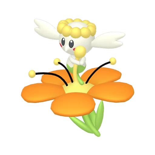 Flabébé (Orange) Pokédex artwork