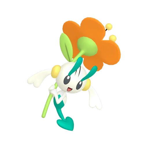 Floette (Orange) Pokédex artwork