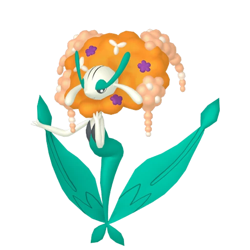 Florges (Orange) Pokédex artwork