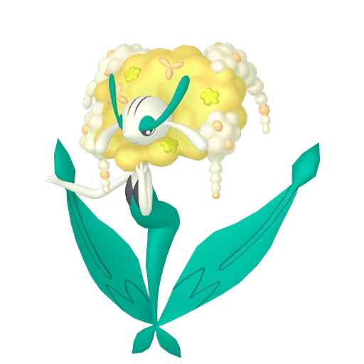 Florges (Yellow) Pokédex artwork