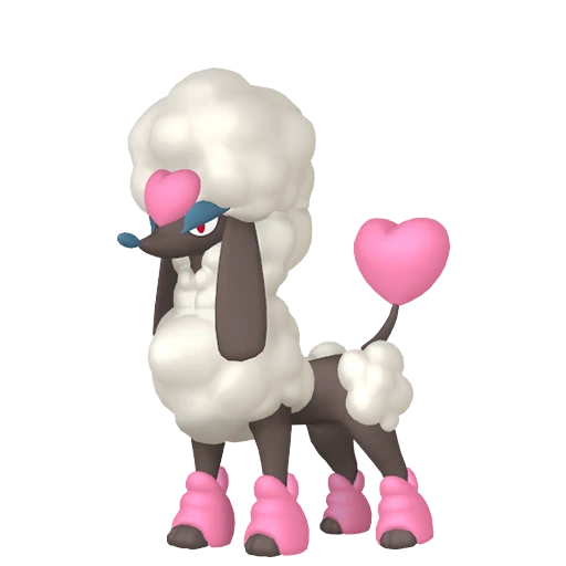 Furfrou (Heart) Pokédex artwork