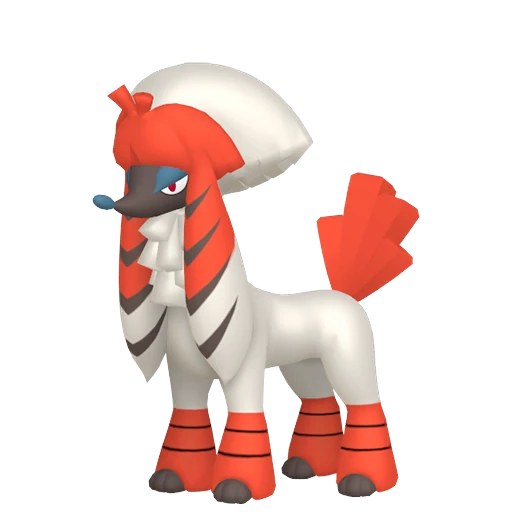 Furfrou (Kabuki) Pokédex artwork
