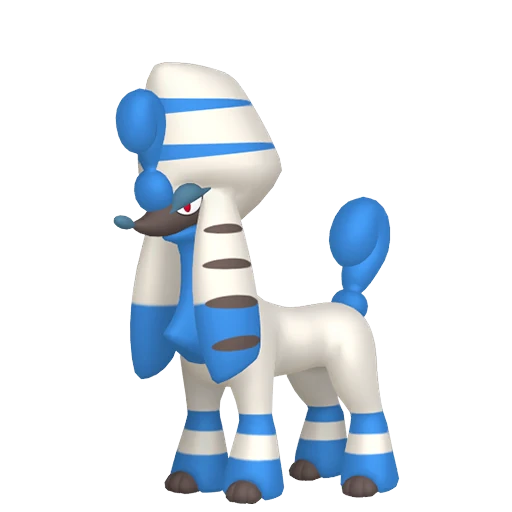 Furfrou (Pharoah) Pokédex artwork