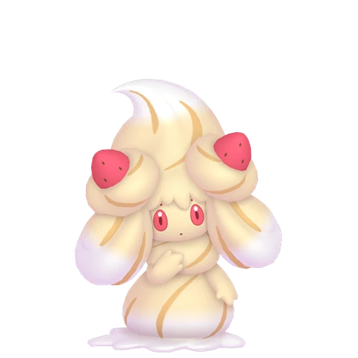 Alcremie (Caramel Swirl / Strawberry Sweet) Pokédex artwork