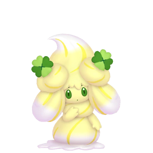 Alcremie (Lemon Cream / Clover Sweet) Pokédex artwork