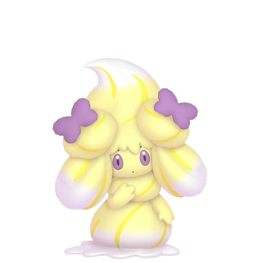Alcremie (Lemon Cream / Ribbon Sweet) Pokédex artwork