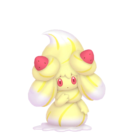 Alcremie (Lemon Cream / Strawberry Sweet) Pokédex artwork