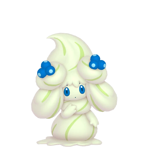 Alcremie (Matcha Cream / Berry Sweet) Pokédex artwork