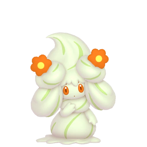 Alcremie (Matcha Cream / Flower Sweet) Pokédex artwork