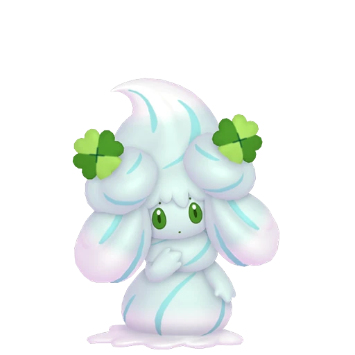 Alcremie (Mint Cream / Clover Sweet) Pokédex artwork