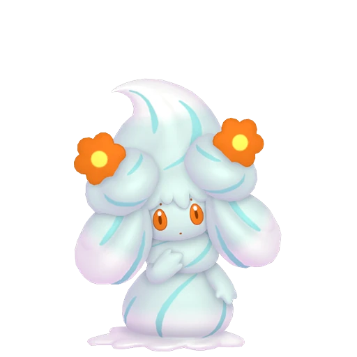 Alcremie (Mint Cream / Flower Sweet) Pokédex artwork