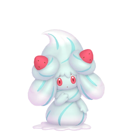 Alcremie (Mint Cream / Strawberry Sweet) Pokédex artwork