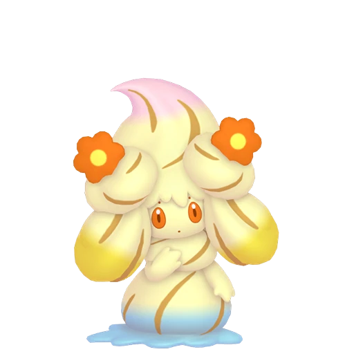 Alcremie (Rainbow Swirl / Flower Sweet) Pokédex artwork
