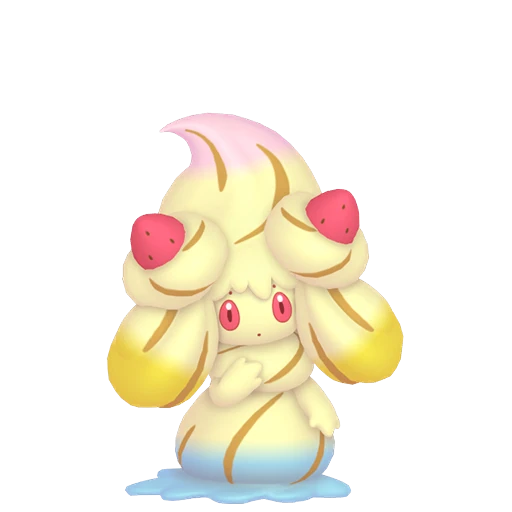Alcremie (Rainbow Swirl / Strawberry Sweet) Pokédex artwork