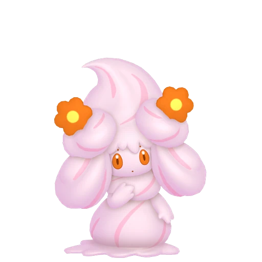 Alcremie (Ruby Cream / Flower Sweet) Pokédex artwork