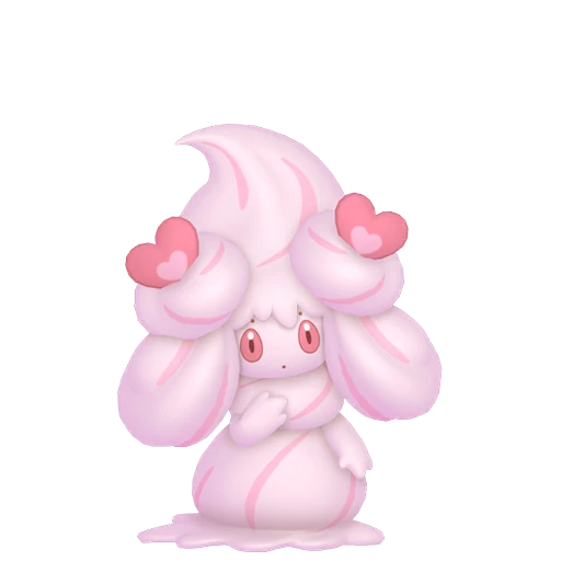 Alcremie (Ruby Cream / Love Sweet) Pokédex artwork