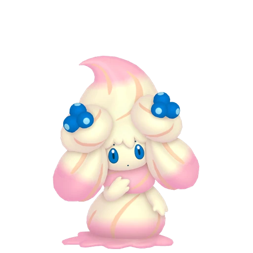Alcremie (Ruby Swirl / Berry Sweet) Pokédex artwork