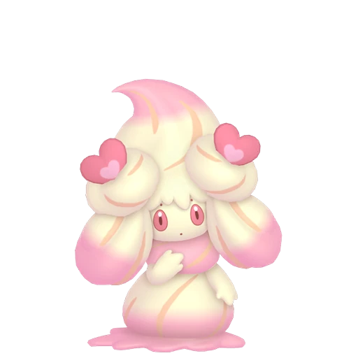 Alcremie (Ruby Swirl / Love Sweet) Pokédex artwork