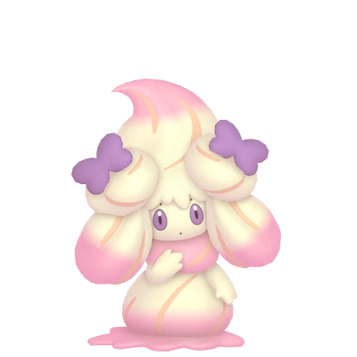 Alcremie (Ruby Swirl / Ribbon Sweet) Pokédex artwork
