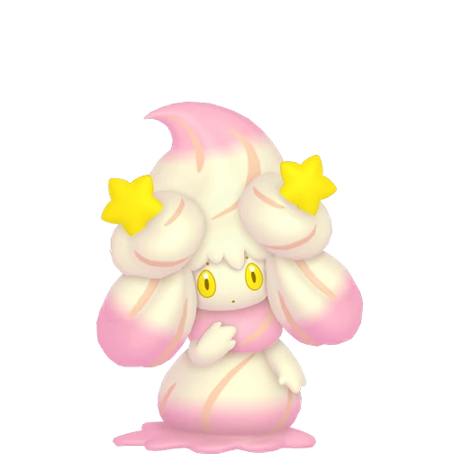 Alcremie (Ruby Swirl / Star Sweet) Pokédex artwork