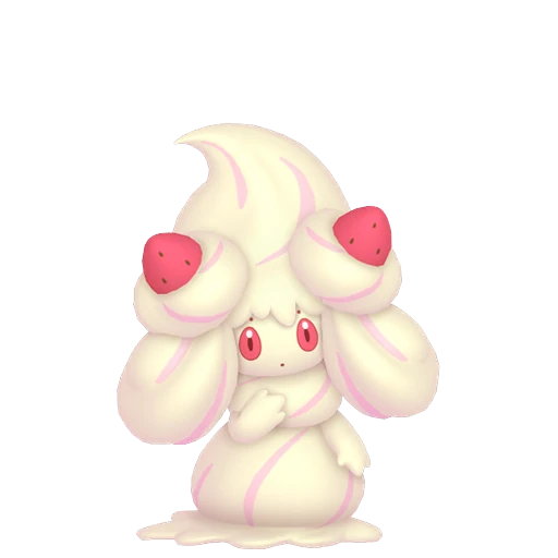 Alcremie (Vanilla Cream / Strawberry Sweet) Pokédex artwork