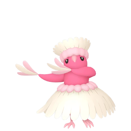Oricorio (Pa'u) Pokédex artwork