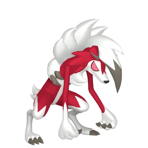Lycanroc (Midnight) Pokédex artwork