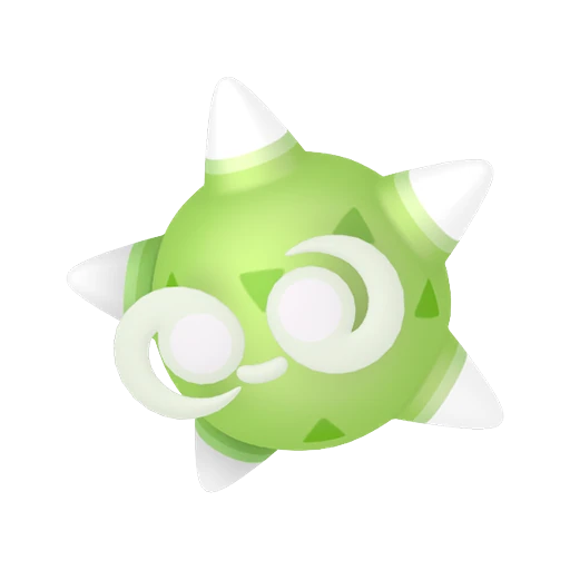 Minior (Green) Pokédex artwork