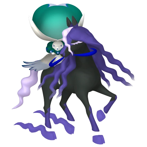 Calyrex (Shadow Rider) Pokédex artwork