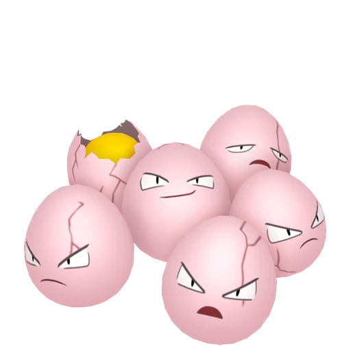 Exeggcute Pokédex artwork