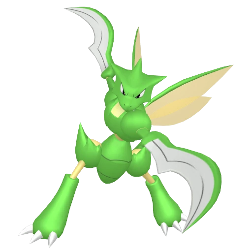 Scyther Pokédex artwork