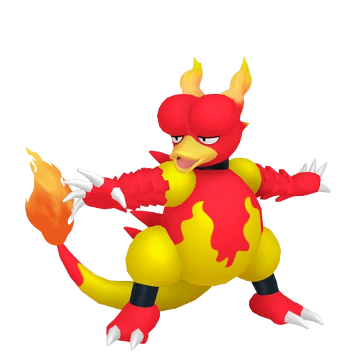Magmar Pokédex artwork