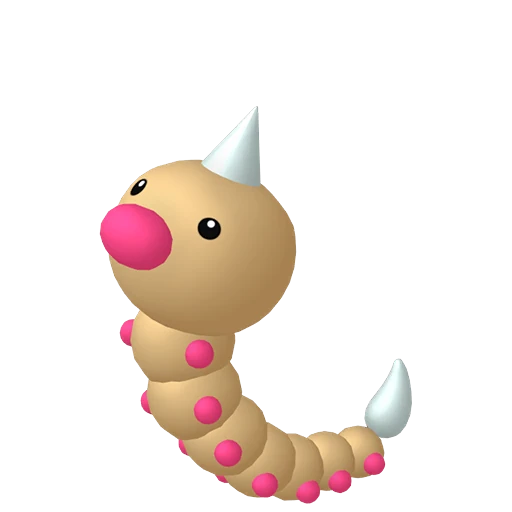 Weedle Pokédex artwork