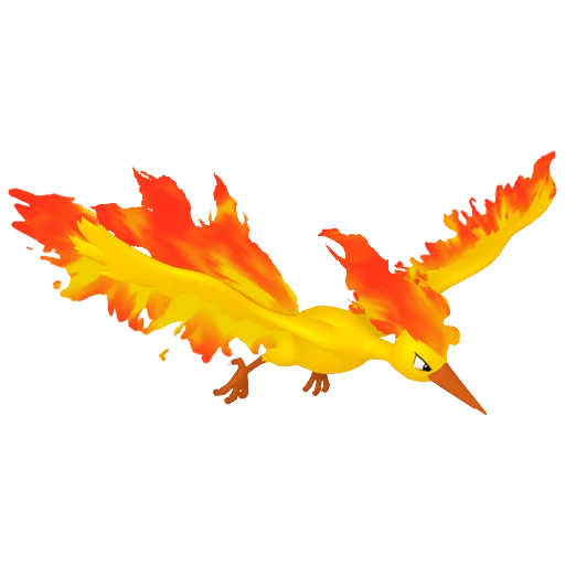 Moltres Pokédex artwork