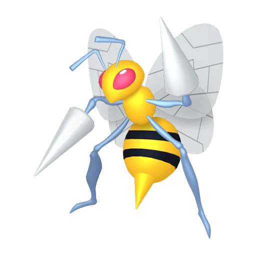 Beedrill Pokédex artwork