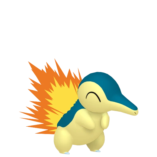 Cyndaquil Pokédex artwork