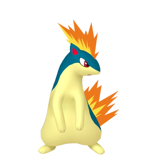 Quilava Pokédex artwork