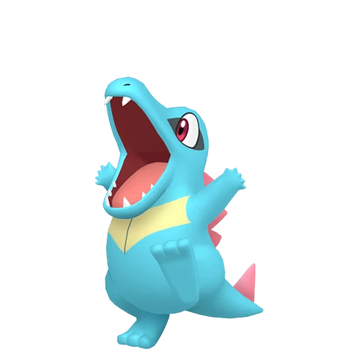 Totodile Pokédex artwork