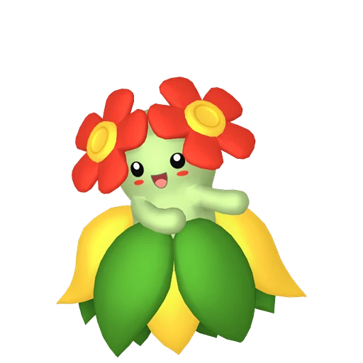 Bellossom Pokédex artwork