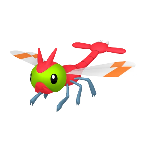Yanma Pokédex artwork
