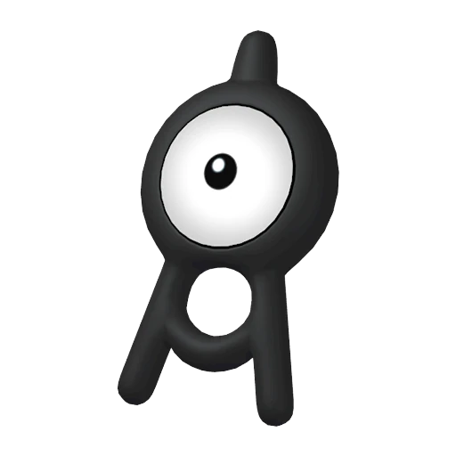 Unown Pokédex artwork