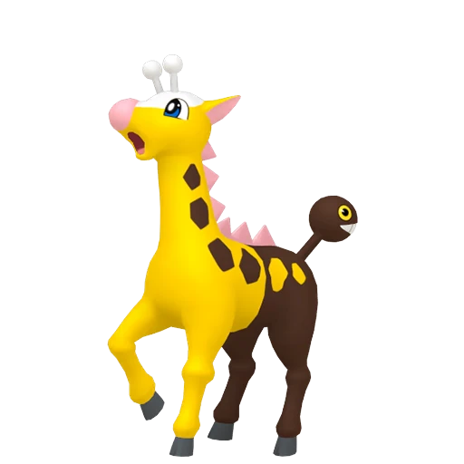 Girafarig Pokédex artwork
