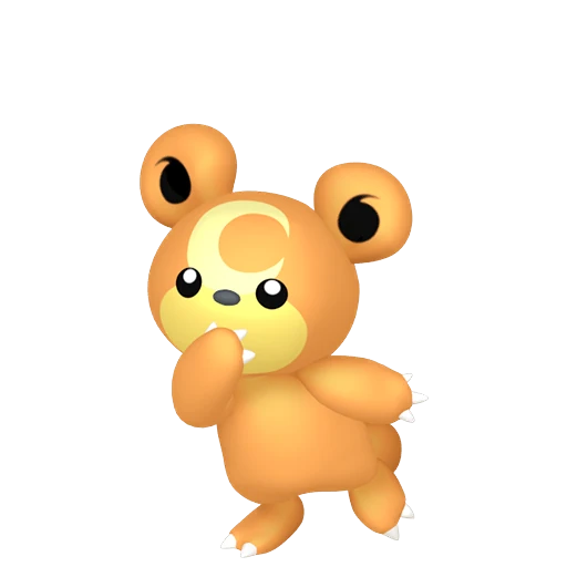 Teddiursa Pokédex artwork